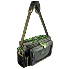 Tramp fishing bag with plastic boxes (2pcs), 40 x 17 x 24 cm, size M