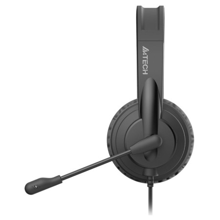 Headphones with A4Tech HS-11 Microphone Black 2M Hatch (HS-11/3.5mm Plug/Black)-1