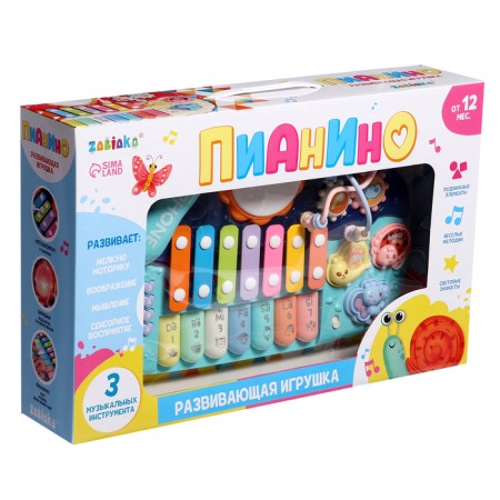 Developing toy "piano", sound, light-13