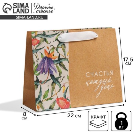Gift Crafts, Packaging, "Happiness", 22 x 17.5 x 8 cm