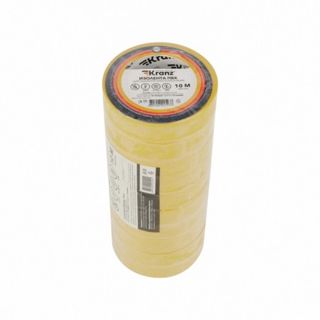 PVC island 0.13x15 mm, 10 m, yellow kranz-4