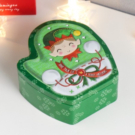 Casket Metal mittens "Elf" 5.3x12.8x14 cm