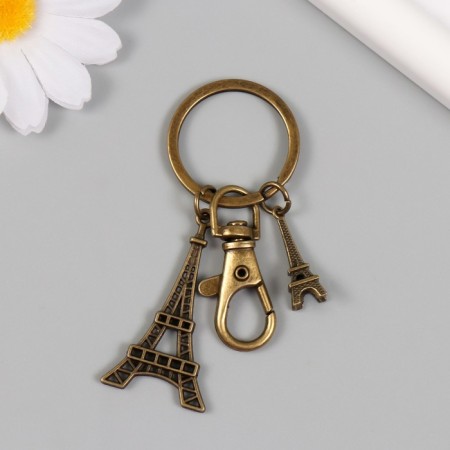 Trick Metal with a carbine "Eiffel Tower" Bronze 7.5 cm-3