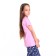 Pajamas (T -shirt, breeches) for girls, pink/blue color, height 122 cm