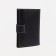 Male purse on a button, document for documents, black color