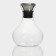 Glass decanter with a metal cover Magistro "Bohemia", 1.5 liters