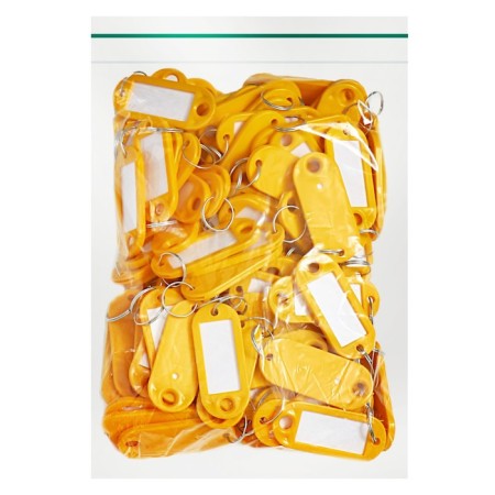 A set of key keycels, 100 pieces, 53 mm, yellow color-5