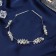 Hair accessory "Judy" petals, 26 cm, silver