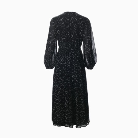 Women's dress with MIST MIDI belt, size 42, black-8