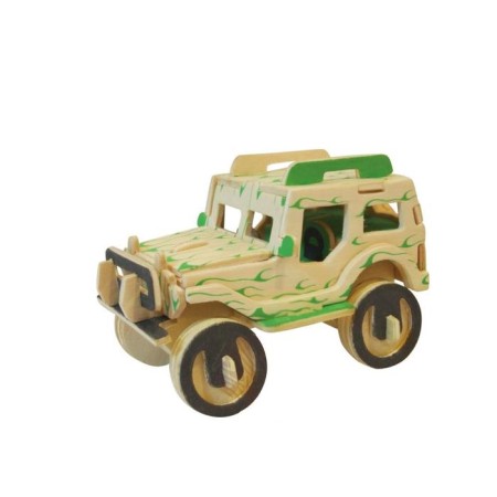 3D-model team wooden miracle-brown "SUV"