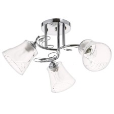 Economic light chandelier 30101/3 3x60W E27, chrome, 59x59x28 cm
