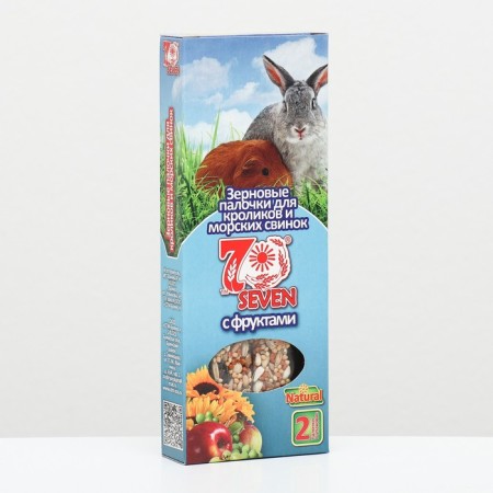 SEVEN SEEDS Special sticks for rabbits and guinea pigs, fruits, 2 pcs, 100 g