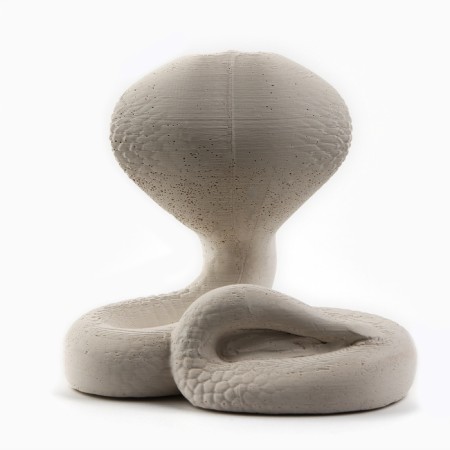 Copper stand, white, 8.5 x 7.5 cm-4