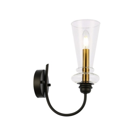 Wall lamp EVOLUCE. Sle112401-01. Rammo. 1x40 W, E14, 10x33 cm, black color-7