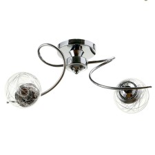 Snanny chandelier 2he27 40W silver 58x29x28 cm Bayerlux