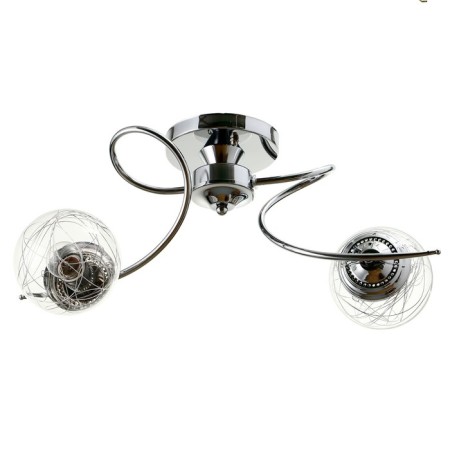 Snanny chandelier 2he27 40W silver 58x29x28 cm Bayerlux