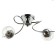 Snanny chandelier 2he27 40W silver 58x29x28 cm Bayerlux