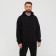 Male sweatshirt was laid down, the color is black, size 52