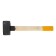 Sledgehammer forged scrap, 2 kg, wooden handle