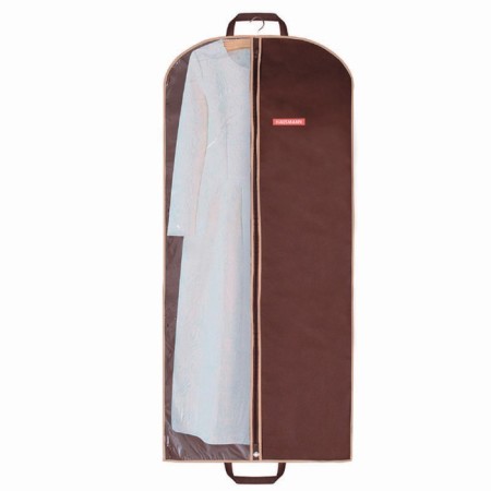 Hausmann clothing cover, with PVC wall and pens 60x140 cm, brown-1