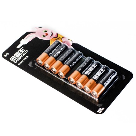 Alkalin battery Duracell Basic (CH), AA, LR06-8BL, 1.5V, Blister, 8 pcs-1