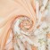 A set of curtains for the kitchen Witerra Byzantium 280x160cm, peach, right, PE100%