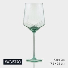 A glass of glass for the wine Magistro 