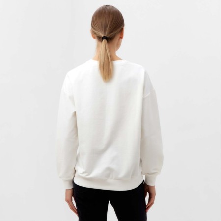 Female sweatshirt, cream color, size 44-46 (m)-4