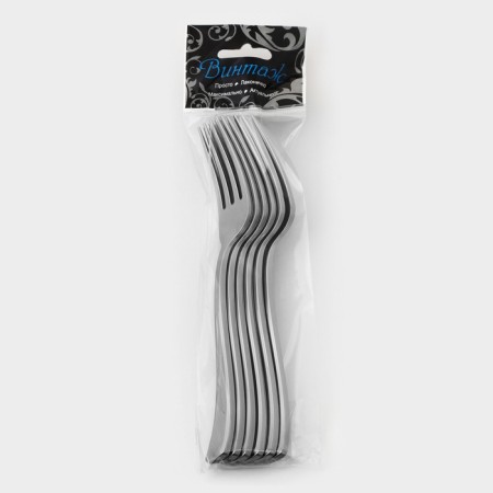 Plastic disposable plug, 19 cm, metallic color, 6 pcs/un-4
