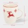 New Year's mug of the Nordik Dolyana, 360 ml, beige color