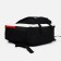 A backpack with a zipper, an outer pocket, a set of a chover, bag, black color