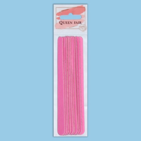 Wooden-based files on a wooden basis, abrasiveness 200/200, 13 cm, 10 pcs, color mix-6