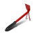 Combined moth, length 31 cm, 2 teeth, rubber handle