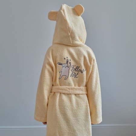Terry robe children's "Follow Me" rr 30 (98-104 cm), beige-4