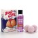 BAD GILL Gift Cosmetics Set: shower gel 100 ml and bathtub bombs 3 x 40 g, pure happiness