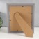 Photo frame plastic 20x25 cm "Weaving beige" Inner silver stroke 30x25 cm