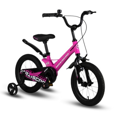 Bicycle 14 ’’ maxiscoo Space standard plus, color ultra pink matte-1
