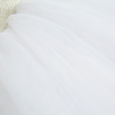 Платье для девочки MINAKU: PartyDress цвет белый, рост 104-20