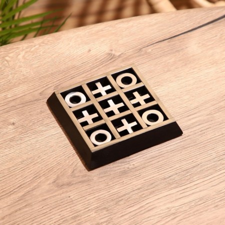 Game desktop "Crosses-nolics" 13x13 cm, manpower, steel-1