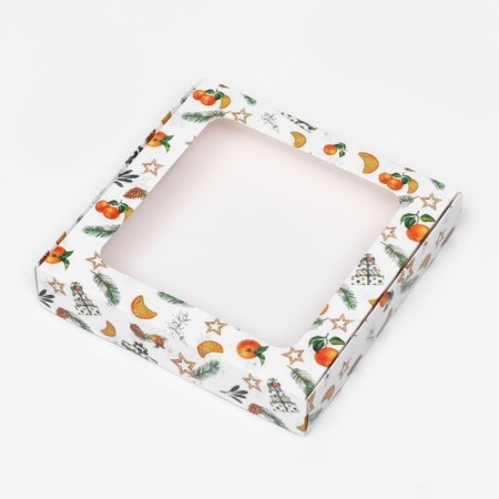 Self -assembly box "New Year's mood", 16 x 16 x 3 cm-6