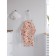 Apron of a kitchen with a “various hearts” photo print, adjustable, size OS