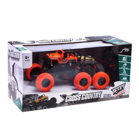 Radio -controlled jeep "Monster 6x6", works on the battery, mix-6