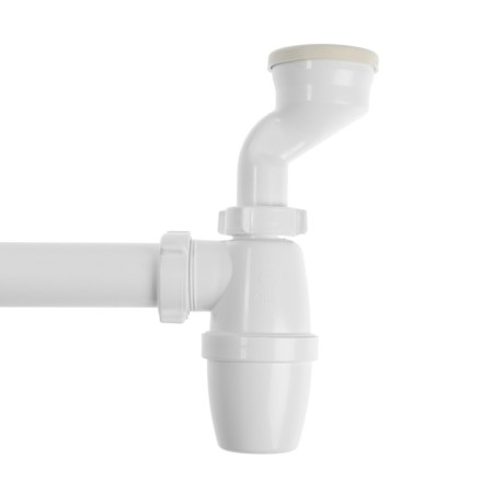 Siphon for Pissuar ORIO RV-31009, 1 1/4 "x 40 mm, with a cuff d = 40/46 mm, with a pipe 40x40 mm-2