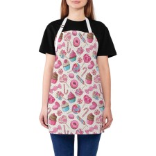 Apron of a kitchen with a photo print 