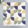 Scrapbooking paper bilateral "snake and bright circles" density 180 g 30.5x32 cm