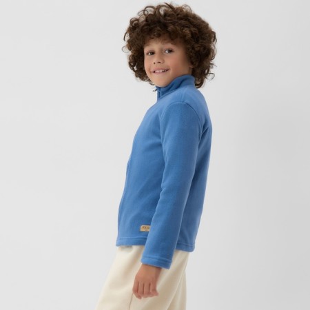 Jumper children's minku color gray-blue, height 140 cm-1
