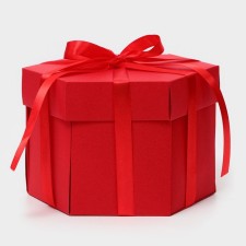 Surprise box of the cash, red, 42 x 39.3 cm