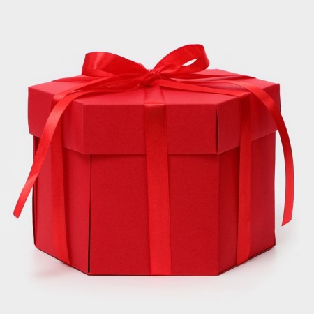 Surprise box of the cash, red, 42 x 39.3 cm