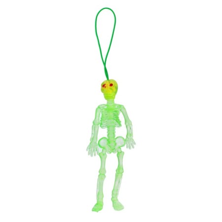 Skeleton joke, rubber, reflective