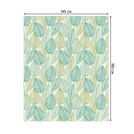 The tablecloth “Autumn wind”, rectangular, Saten, size 145x180 cm-1